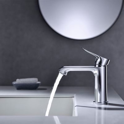 ISO9001 Anti Acid Hot and Cold Waterfall Basin Taps Anti Corrosion