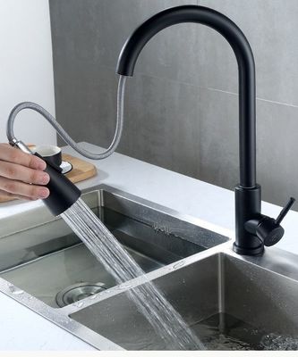 Polerowane szczotkowane krany kuchni ze stali nierdzewnej 1,8 GPM Niełatwo zardzewiać Długa żywotność